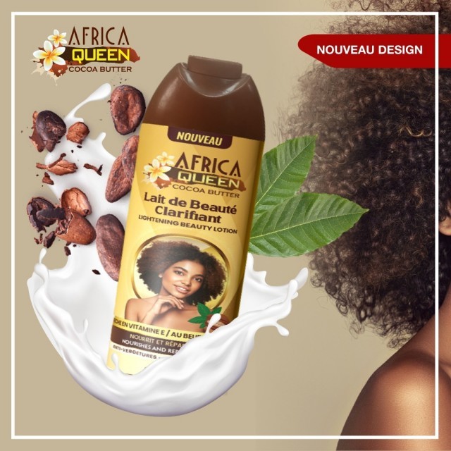 Africa Queen lait de corps  base de Beurre de cacao